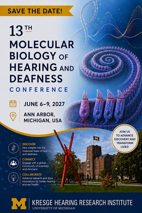 Molecular Biology of Hearing and Deafness Conference 2027